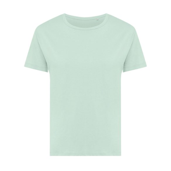 Iqoniq Yala women recycled cotton t-shirt, crushed mint