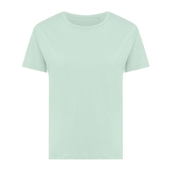 Iqoniq Yala women recycled cotton t-shirt, crushed mint
