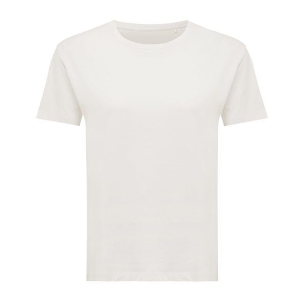 Iqoniq Yala women lightweight recycled cotton t-shirt, ivory white