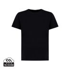 IQONIQ Koli kids lightweight recycled cotton t-shirt, black