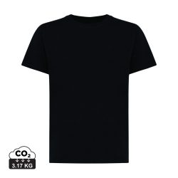 Iqoniq Koli kids recycled cotton t-shirt, black