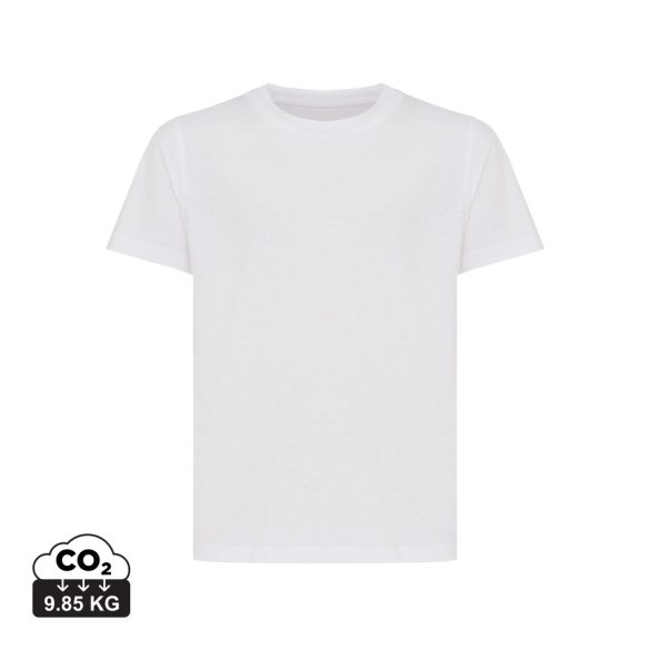 IQONIQ Koli kids lightweight recycled cotton t-shirt, recycled white