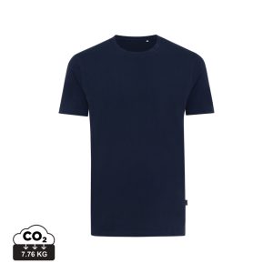 Iqoniq Bryce recycled cotton t-shirt, navy