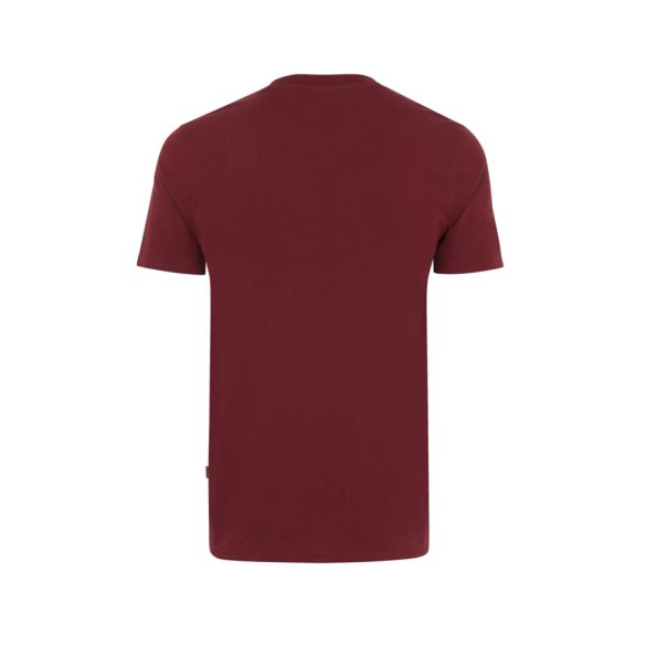 Iqoniq Bryce recycled cotton t-shirt, burgundy