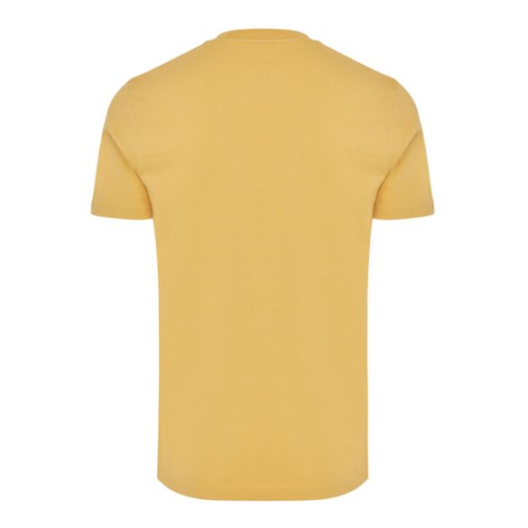 Iqoniq Bryce recycled cotton t-shirt, ochre yellow