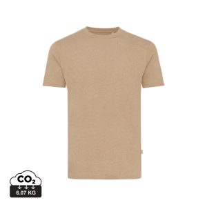 Iqoniq Manuel recycled cotton t-shirt undyed, brown