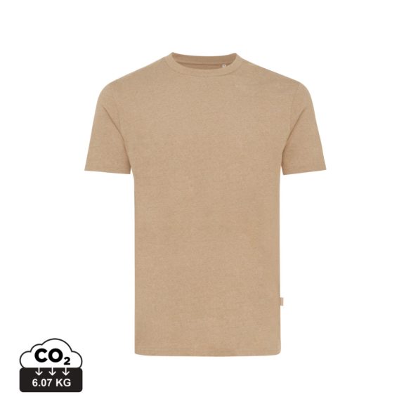 Iqoniq Manuel recycled cotton t-shirt undyed, brown