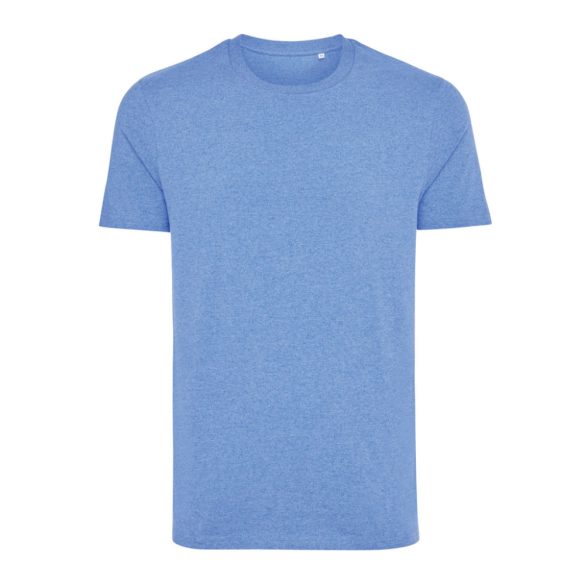 Iqoniq Manuel recycled cotton t-shirt undyed, heather blue