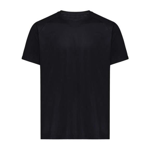 Iqoniq Tikal recycled polyester quick dry sport t-shirt, black