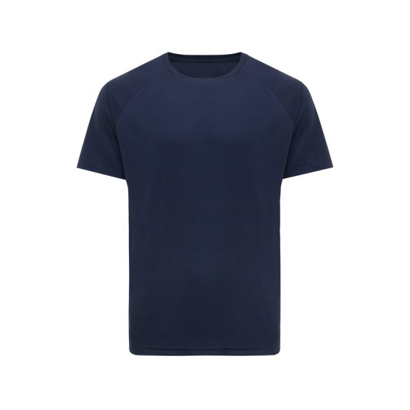 Iqoniq Tikal recycled polyester quick dry sport t-shirt, navy