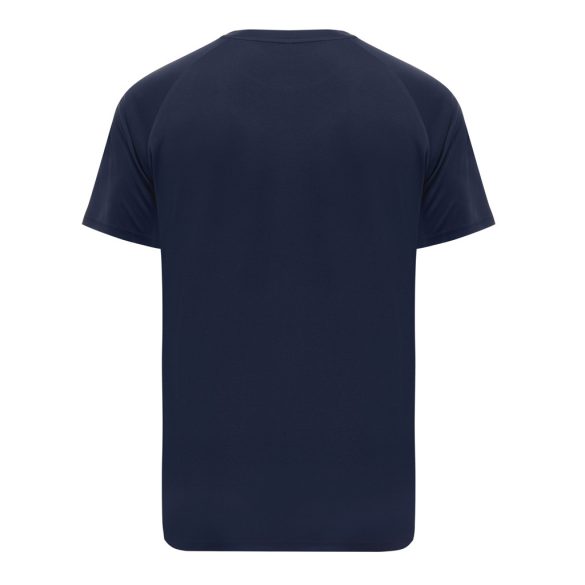 Iqoniq Tikal recycled polyester quick dry sport t-shirt, navy