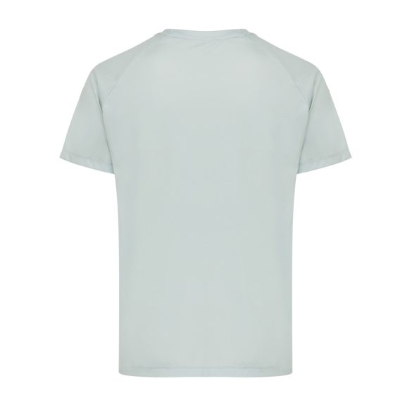 Iqoniq Tikal recycled polyester quick dry sport t-shirt, iceberg green