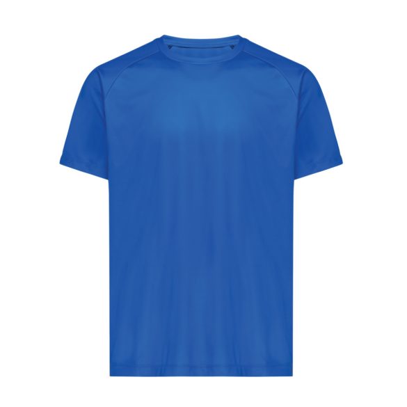 Iqoniq Tikal recycled polyester quick dry sport t-shirt, royal blue