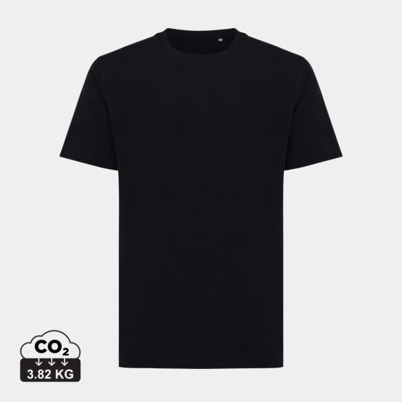 Iqoniq Kakadu relaxed recycled cotton t-shirt, black