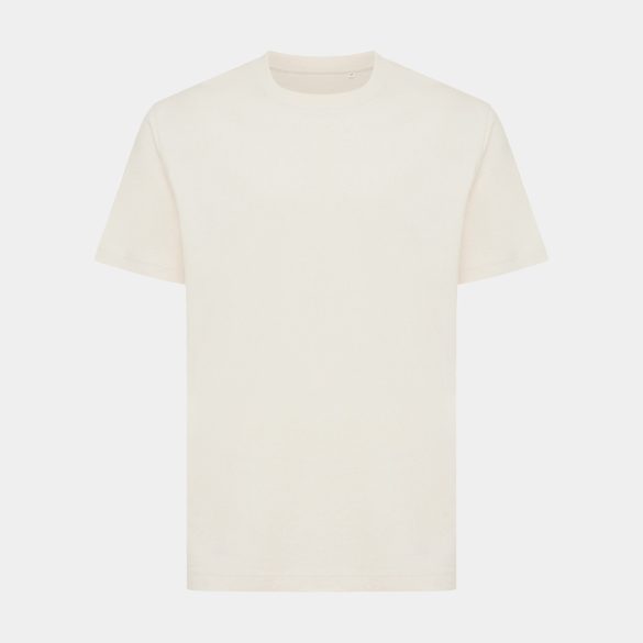 Iqoniq Kakadu relaxed recycled cotton t-shirt, natural raw