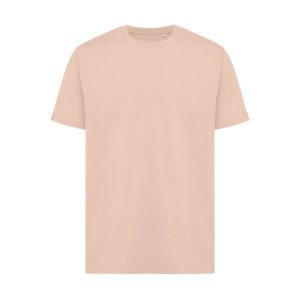 Iqoniq Kakadu relaxed recycled cotton t-shirt, peach nectar