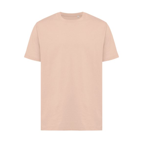 Iqoniq Kakadu relaxed recycled cotton t-shirt, peach nectar