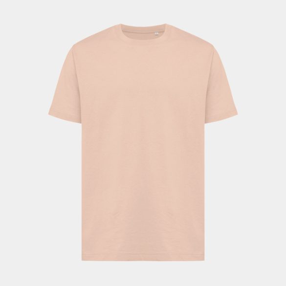 Iqoniq Kakadu relaxed recycled cotton t-shirt, peach nectar