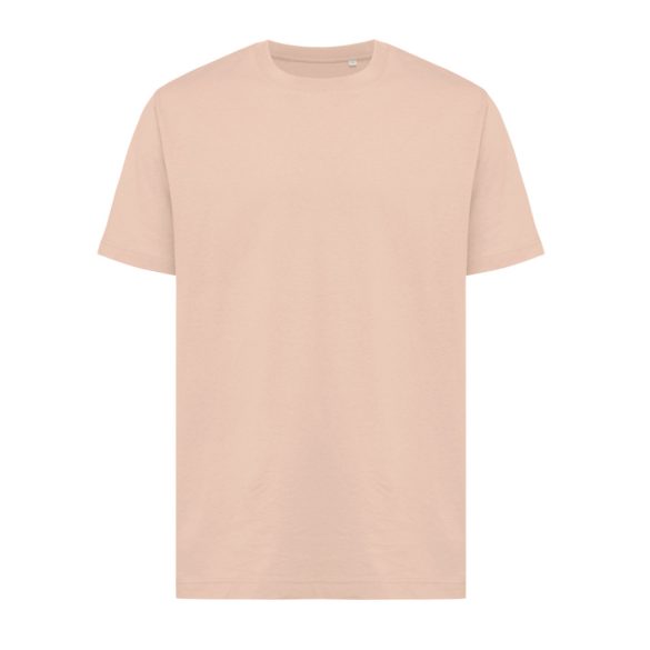 Iqoniq Kakadu relaxed recycled cotton t-shirt, peach nectar