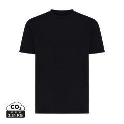 Iqoniq Sierra lightweight recycled cotton t-shirt, black