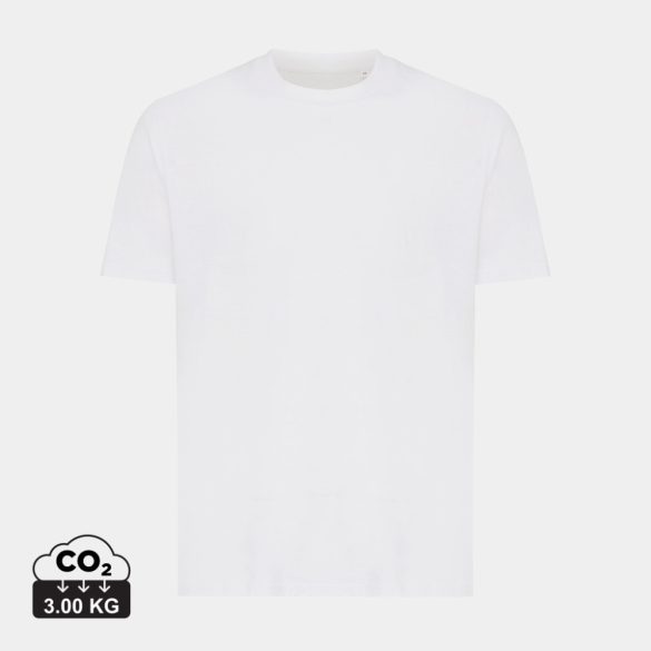 Iqoniq Sierra lightweight recycled cotton t-shirt, white