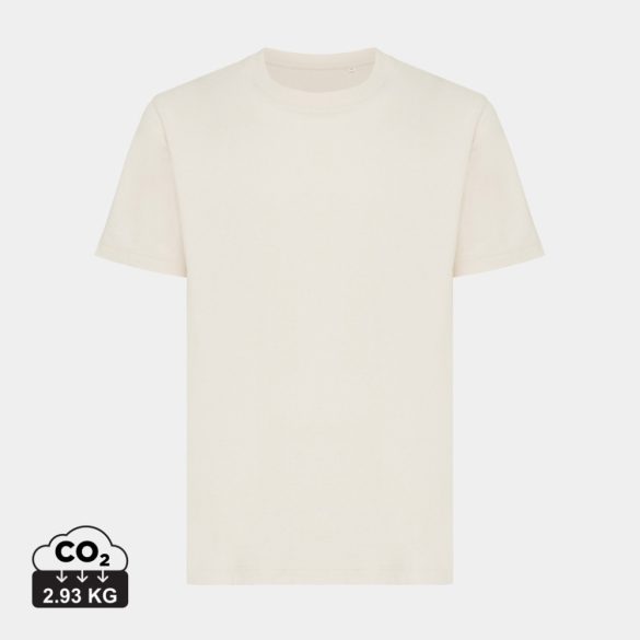 Iqoniq Sierra lightweight recycled cotton t-shirt, natural raw