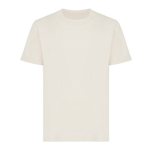 Iqoniq Sierra lightweight recycled cotton t-shirt, natural raw