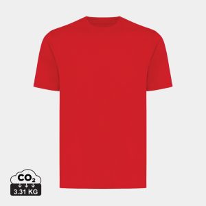 Iqoniq Sierra lightweight recycled cotton t-shirt, red