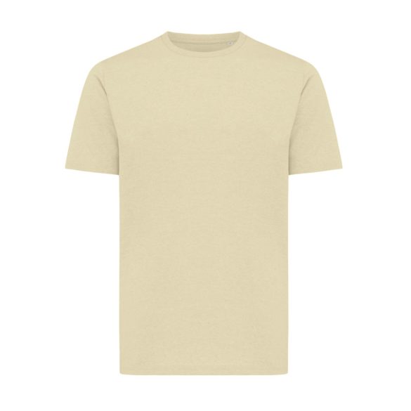 Iqoniq Sierra lightweight recycled cotton t-shirt, cream yellow