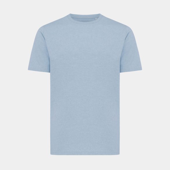 Iqoniq Sierra lightweight recycled cotton t-shirt, light heather blue