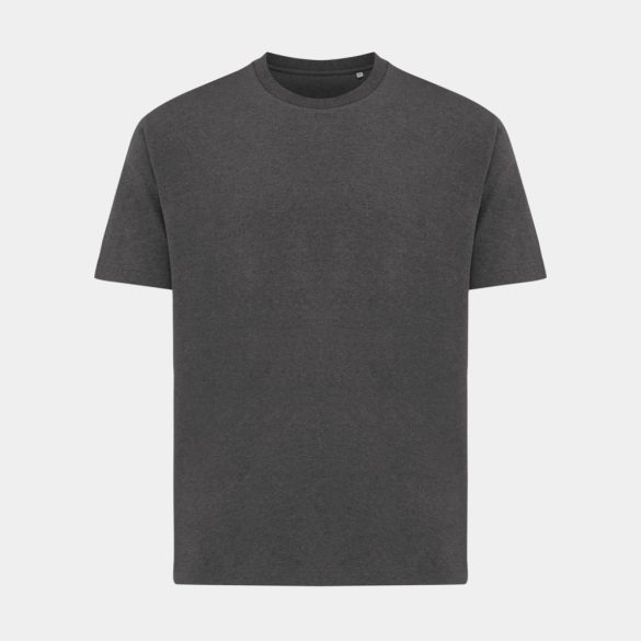 Iqoniq Teide recycled cotton t-shirt, heather anthracite