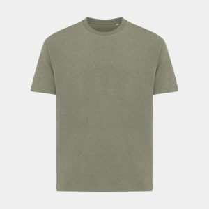 Iqoniq Teide recycled cotton t-shirt, heather green