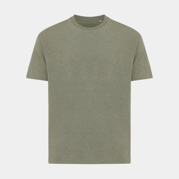 Iqoniq Teide recycled cotton t-shirt, heather green