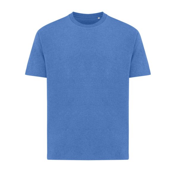 Iqoniq Teide recycled cotton t-shirt, heather blue