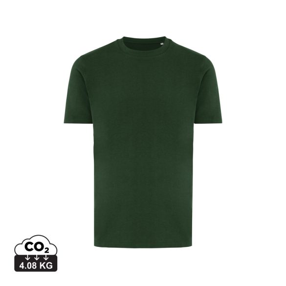 Iqoniq Brett recycled cotton t-shirt, forest green