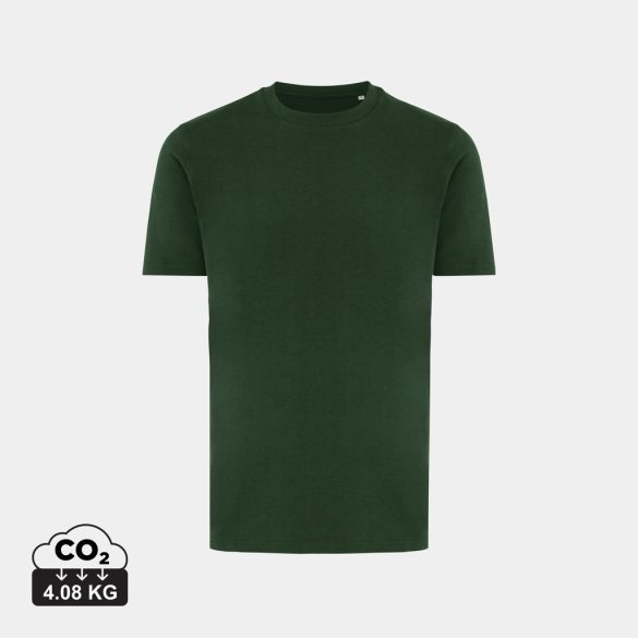 Iqoniq Brett recycled cotton t-shirt, forest green