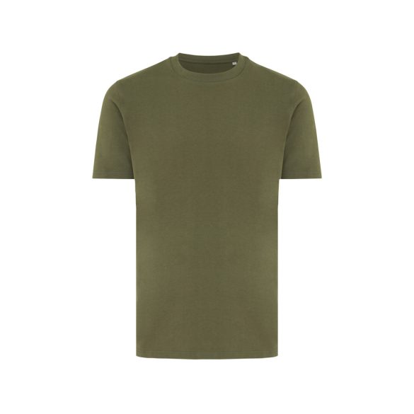 Iqoniq Brett recycled cotton t-shirt, khaki