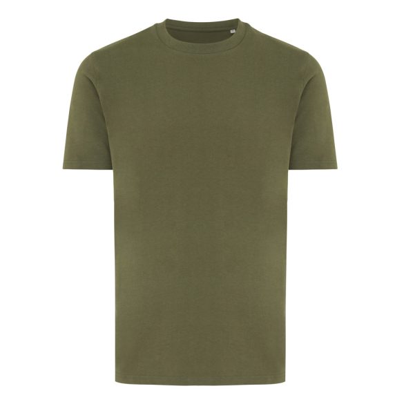 Iqoniq Brett recycled cotton t-shirt, khaki