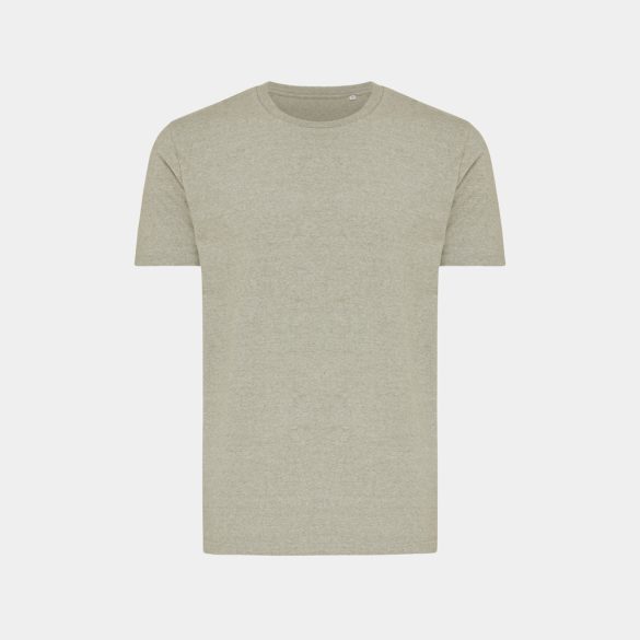 Iqoniq Brett recycled cotton t-shirt, light heather green