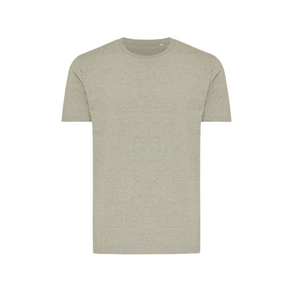 Iqoniq Brett recycled cotton t-shirt, light heather green