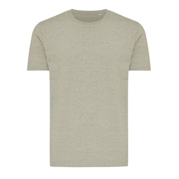 Iqoniq Brett recycled cotton t-shirt, light heather green