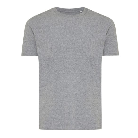 Iqoniq Brett recycled cotton t-shirt, light heather anthracite