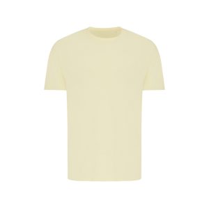 Iqoniq Brett recycled cotton t-shirt, cream yellow