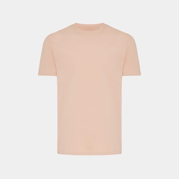 Iqoniq Brett recycled cotton t-shirt, peach nectar