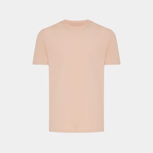 Iqoniq Brett recycled cotton t-shirt, peach nectar