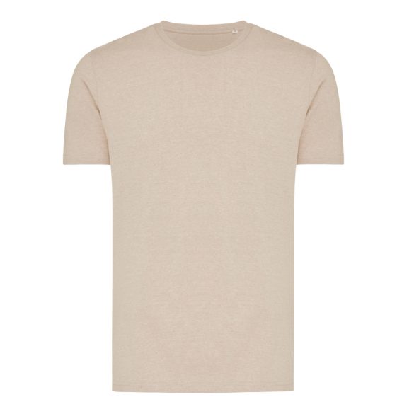 Iqoniq Brett recycled cotton t-shirt, light heather brown