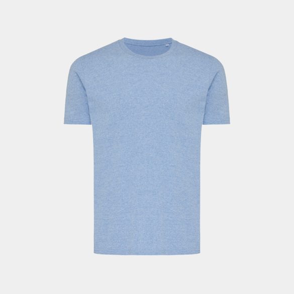 Iqoniq Brett recycled cotton t-shirt, light heather blue