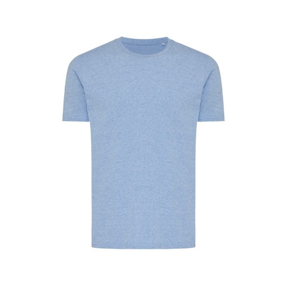 Iqoniq Brett recycled cotton t-shirt, light heather blue