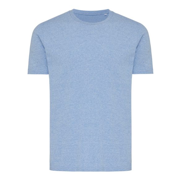 Iqoniq Brett recycled cotton t-shirt, light heather blue