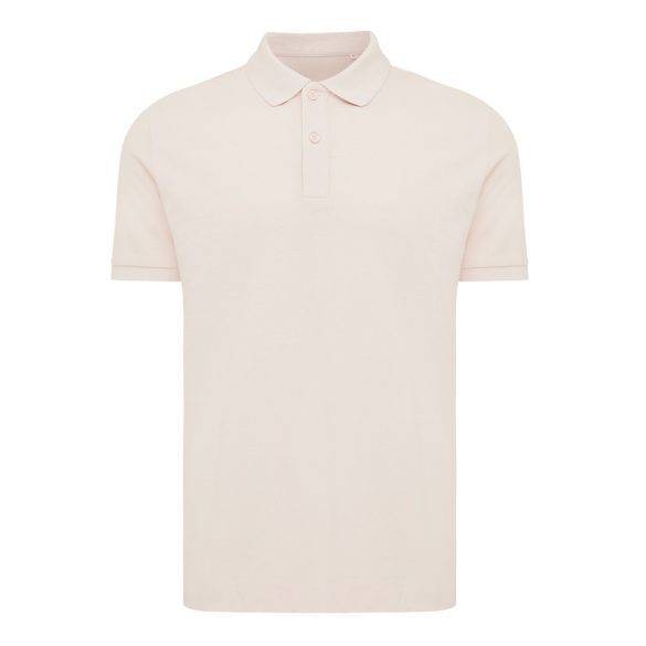 Iqoniq Yosemite recycled cotton pique polo, cloud pink